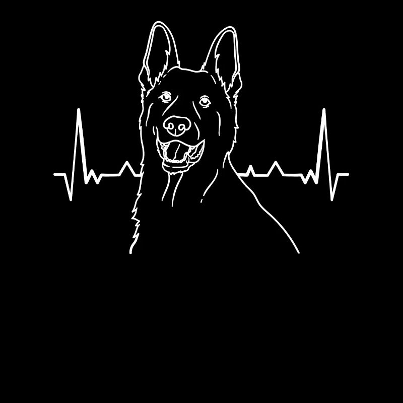 Chien de berger drôle