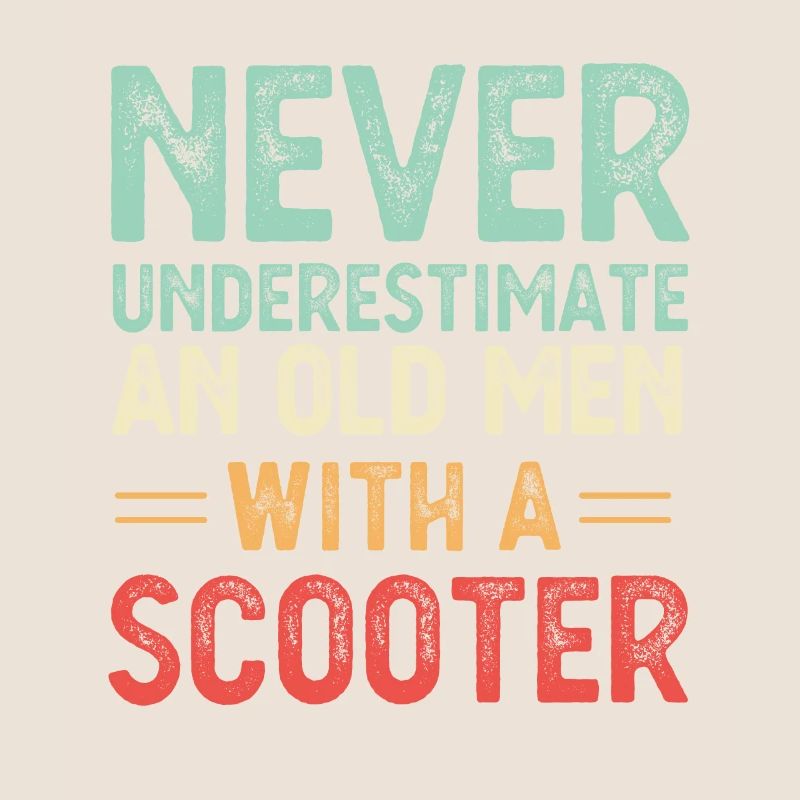 Unterschätze niemals einen alten Mann mit einem Rollergeschenk