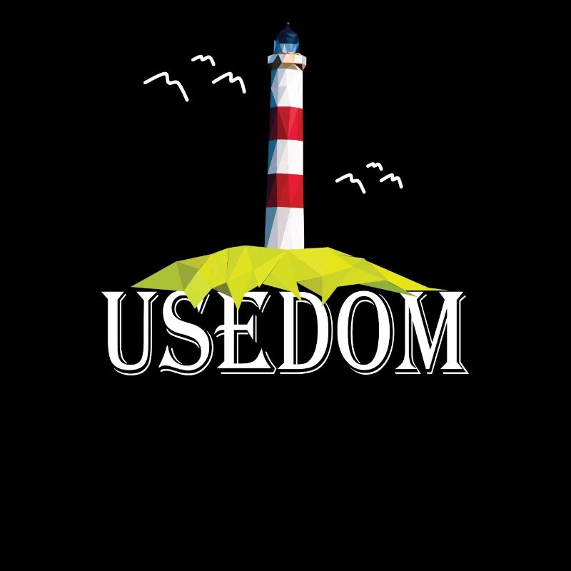 Usedom Insel Leuchtturm Ostsee Möwe Geschenk