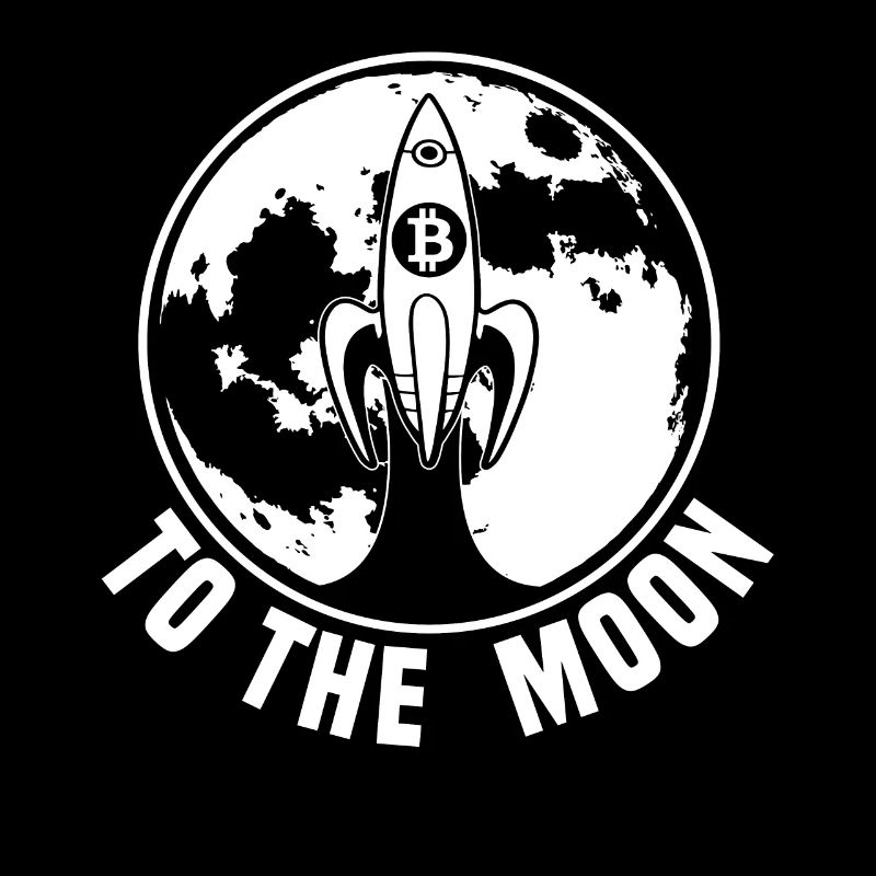 Bitcoin Rakete Bitcoin to the Moon Bitcoin
