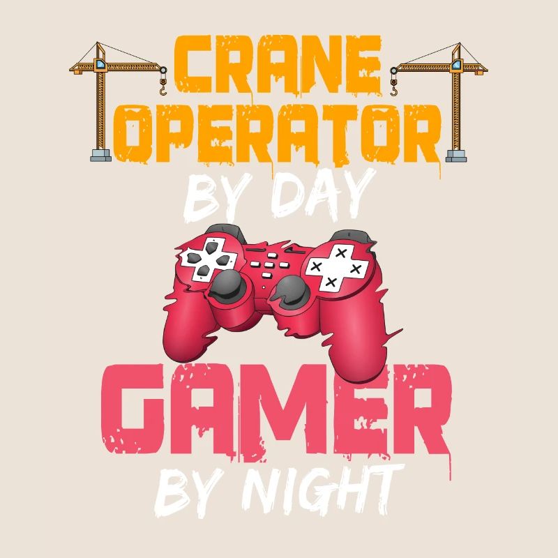 Crane operator and gamer