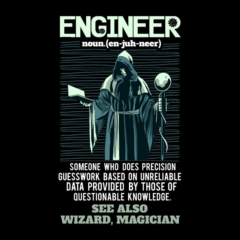 Engineer definition funny saying gift