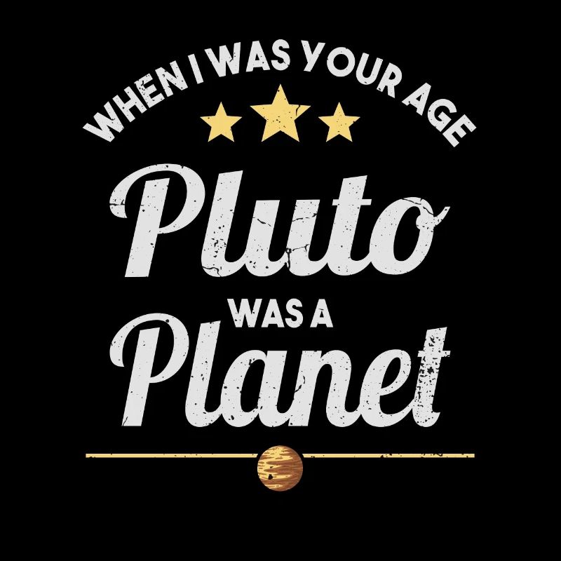Pluton était une planète Pluton Vintage Planet Pluton