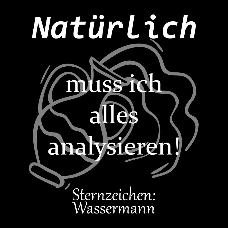 Sternzeichen Wassermann Horsokop Lustig Geschenk