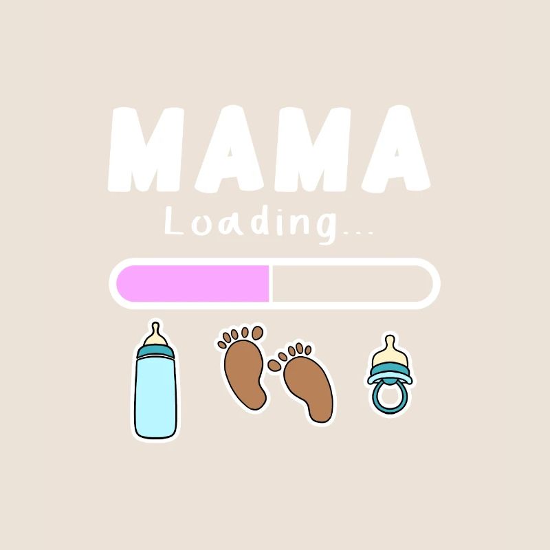 werdende Mutter - Mama wird geladen
