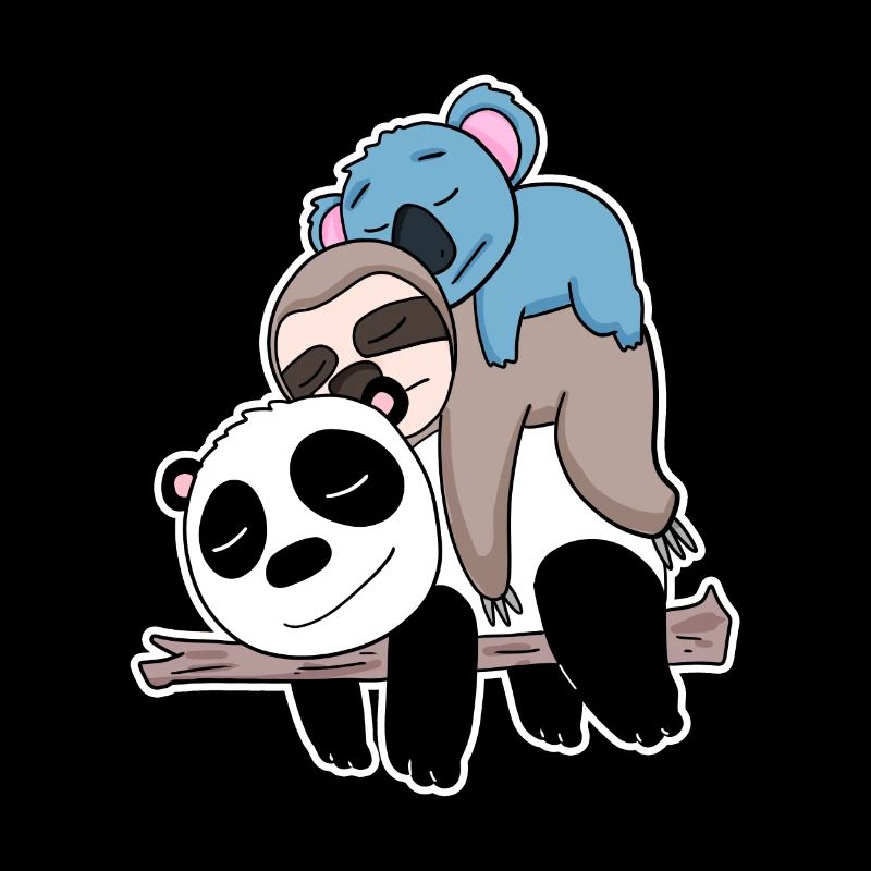 Panda Faultier et Koala