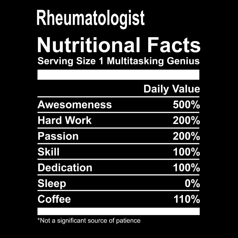 Rhumatologue - Tee sur les faits nutritionnels