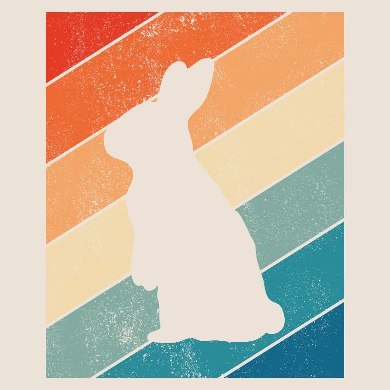 Rabbit Easter Retro Gift