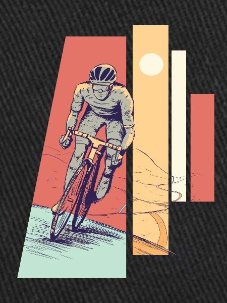 Pilote de vélo de course
