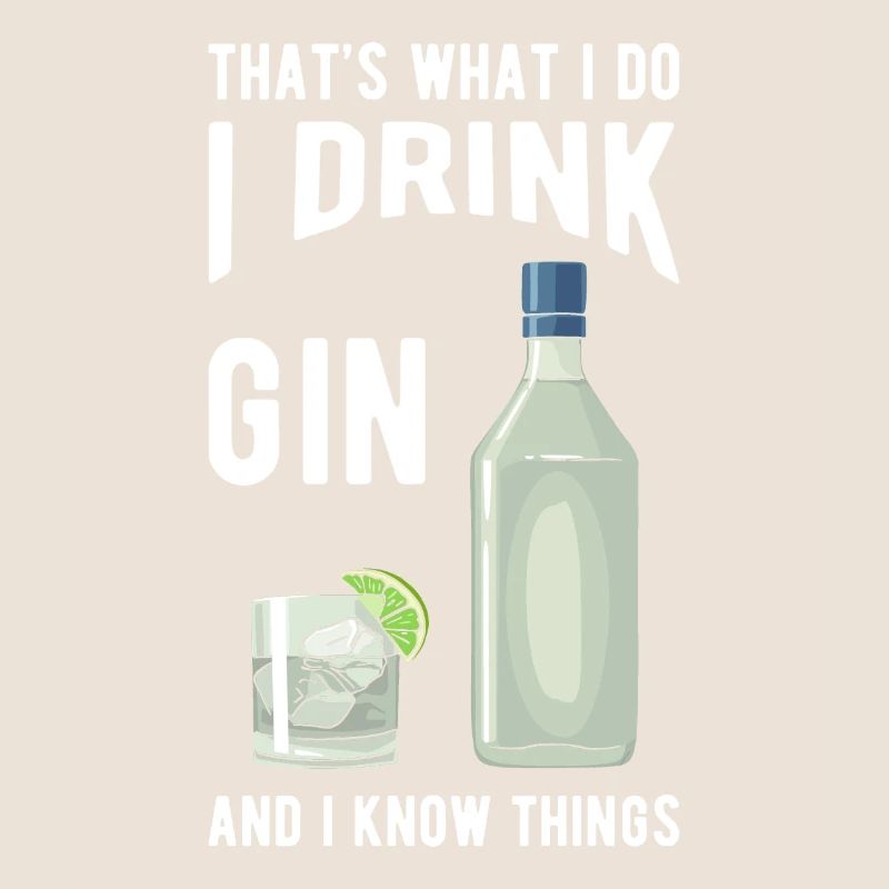 Gin disant cadeaux de gin