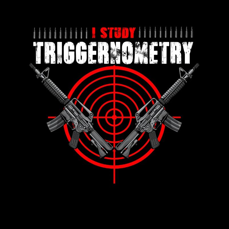 I Study Triggernometry Shirt funny pro gun veteran
