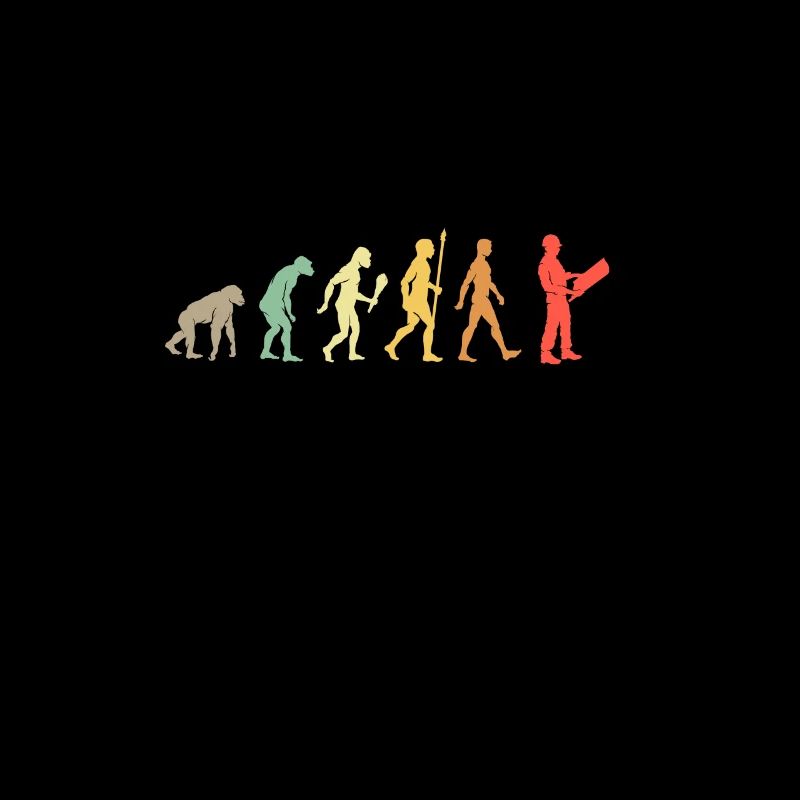 Vintage Evolution Architekt Geschenkidee