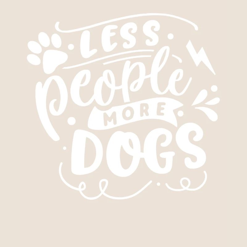 Moins de gens, plus de chiens
