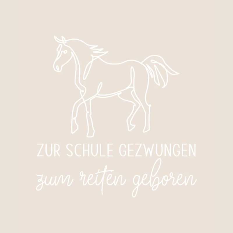 Pferd Teenager Schule - Geschenk, Geschenkidee