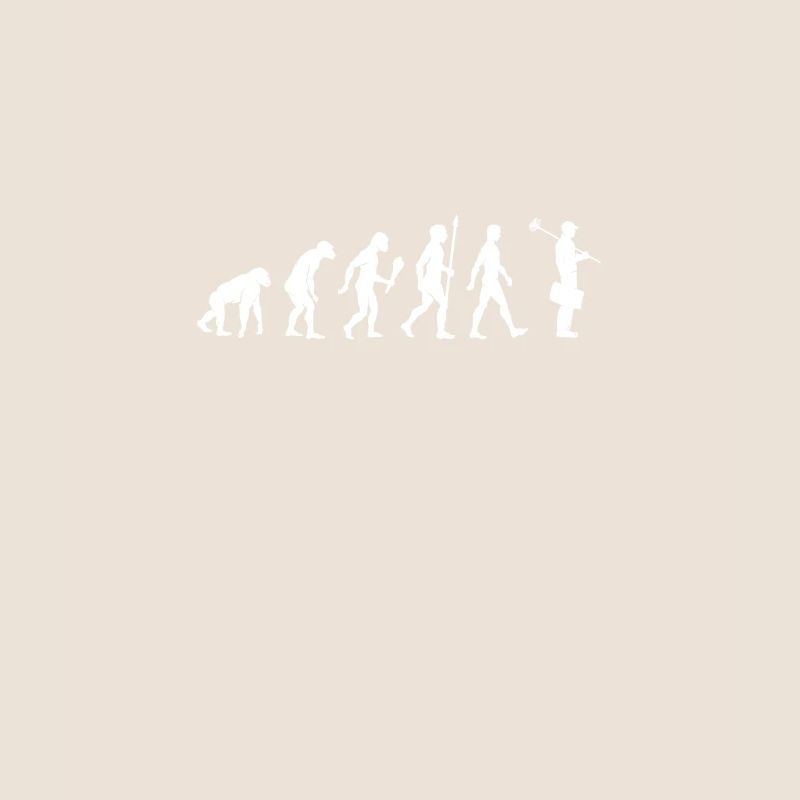 Lustige Schornsteinfeger Evolution Geschenkidee