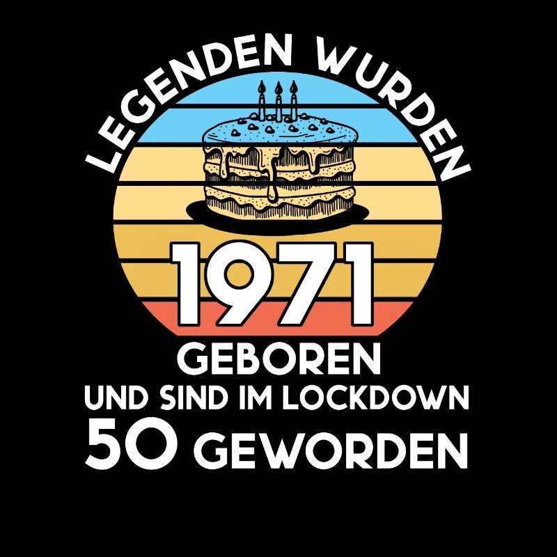 50.Geburtstag Lockdown seit 1971 Geschenk