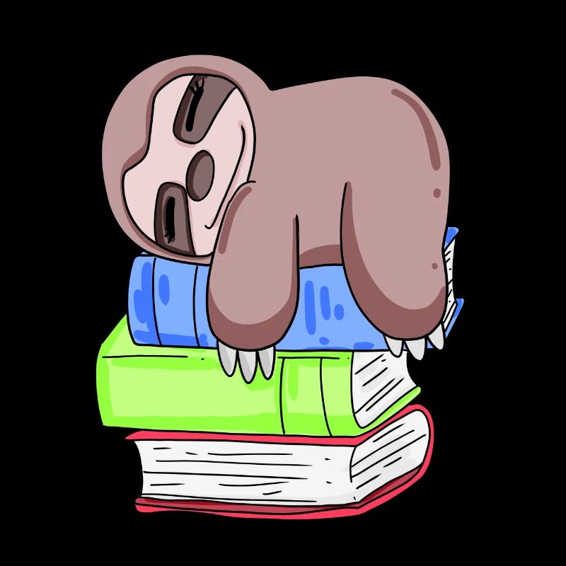 Sloth Book Books Reading