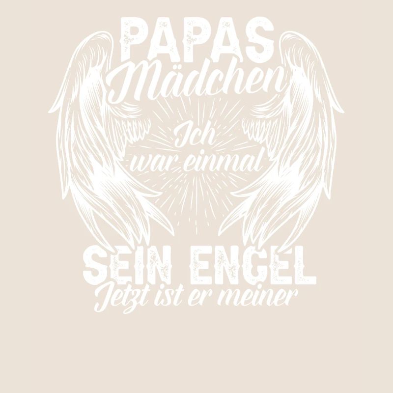 Papas Mädchen Engel Geschenk Vatertag Tochter