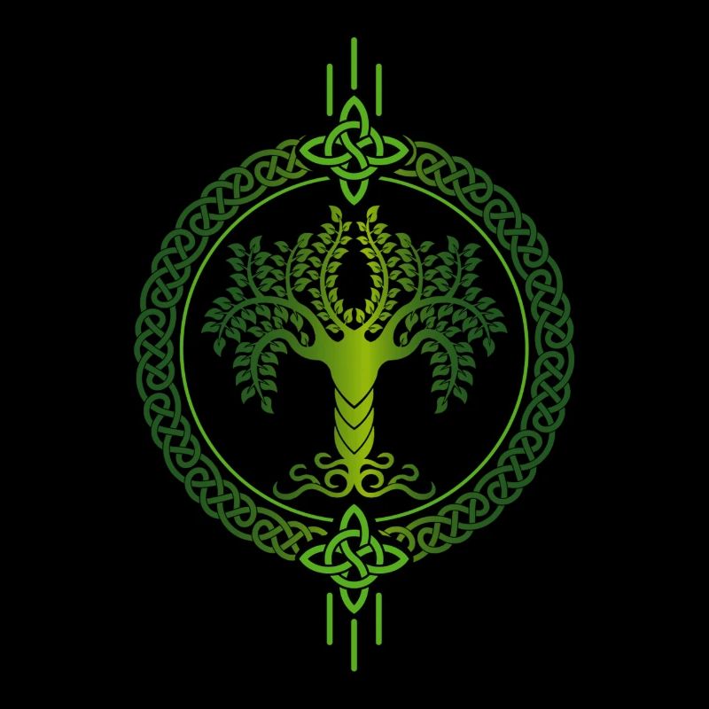 Lebensbaum, Lebensbaum, Keltisches symbol, Celtic,