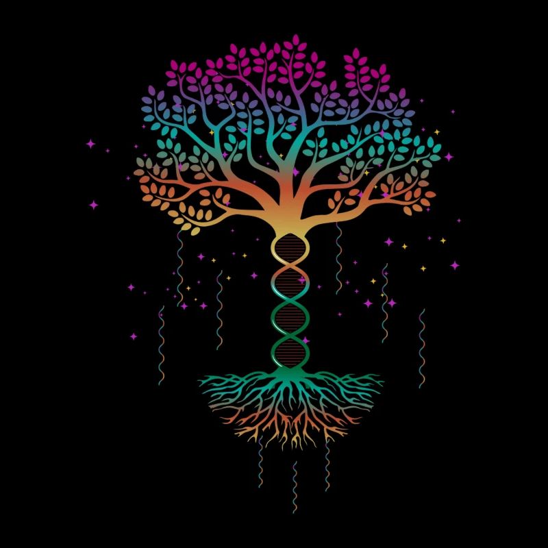 Lebensbaum, Lebensbaum Baum des lebens, Genetik,