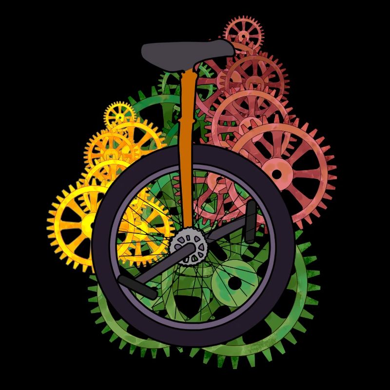 Machine monocycle technique Roue Roue Vélo