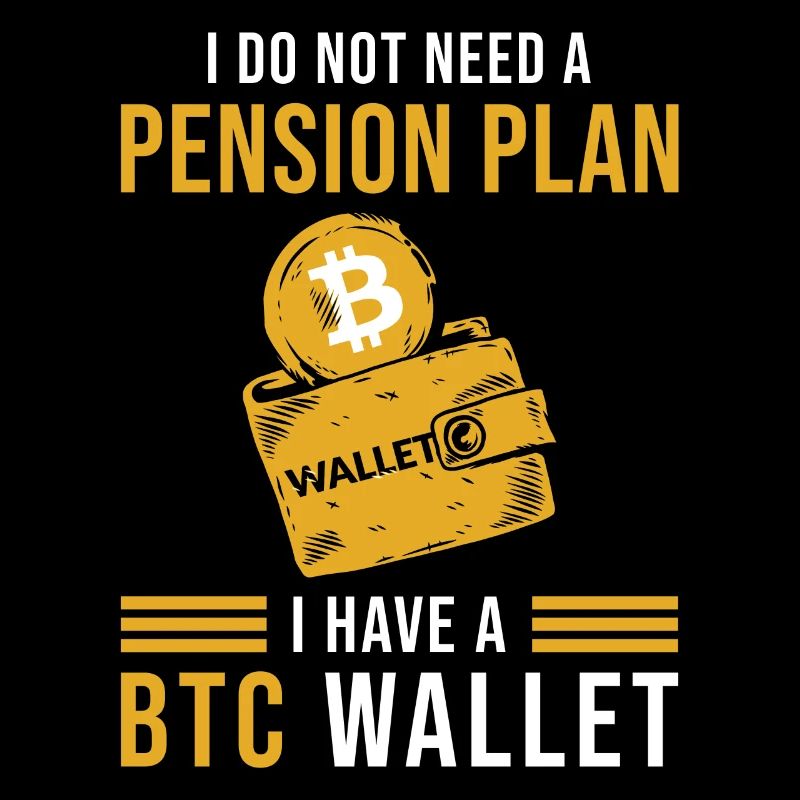 BTC Bitcoin Wallet Spruch