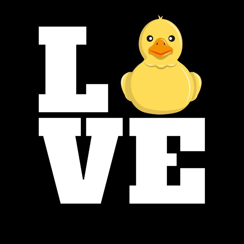 Love Bathing Duck Duck Duck Lover Squeaky Duck