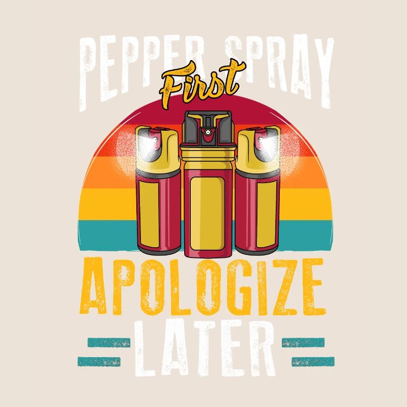 Pepper spray first, apologize later. Antisociale