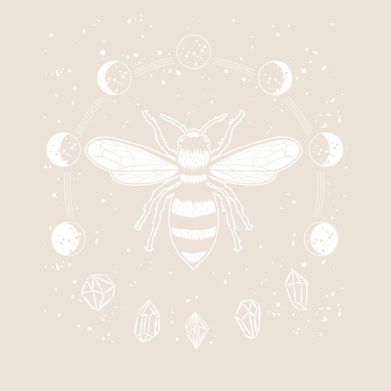 Bee, Crystal Moon Phases, Bees