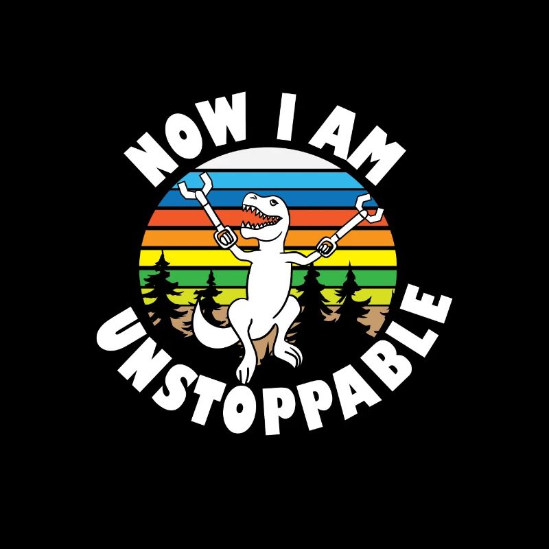 T-Rex Dinosaur Crutches Unstoppable Short Arms