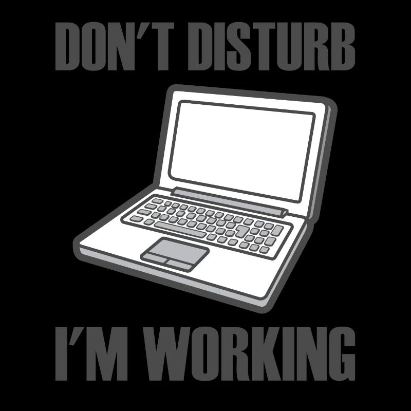 Laptop dont disturb in working