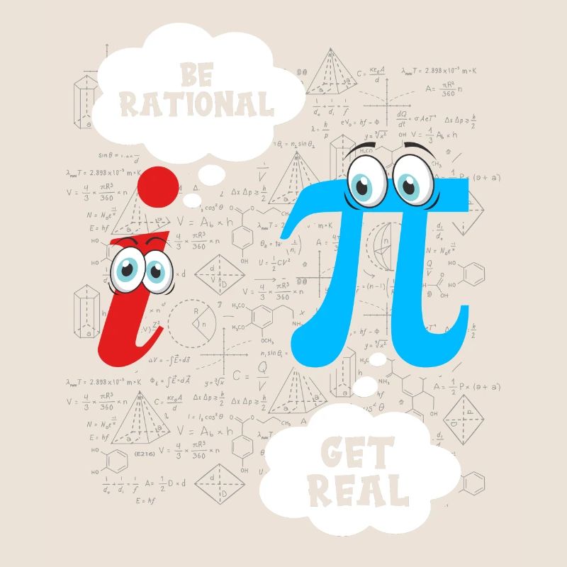 Funny Be Rational Get Real Math Pun Statistics