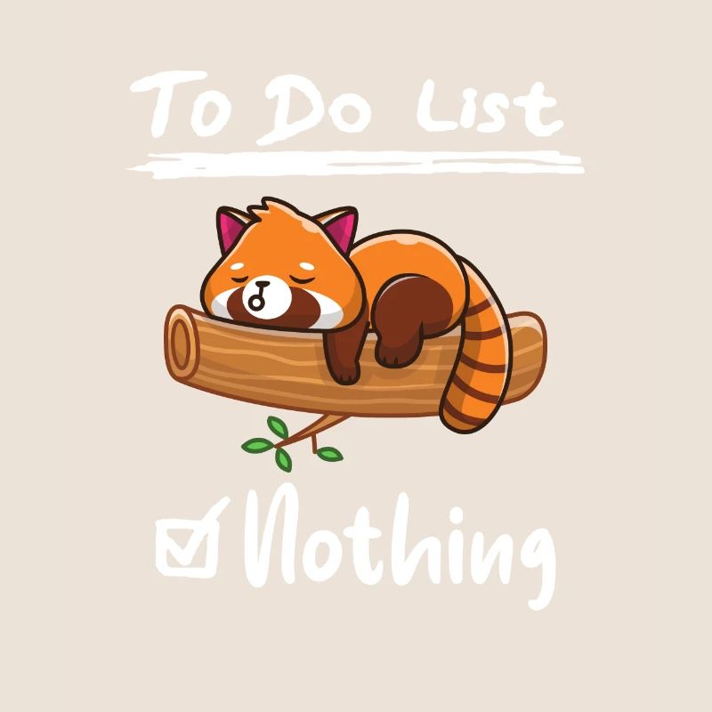 To Do List Nothing Funny and Cute Sloth