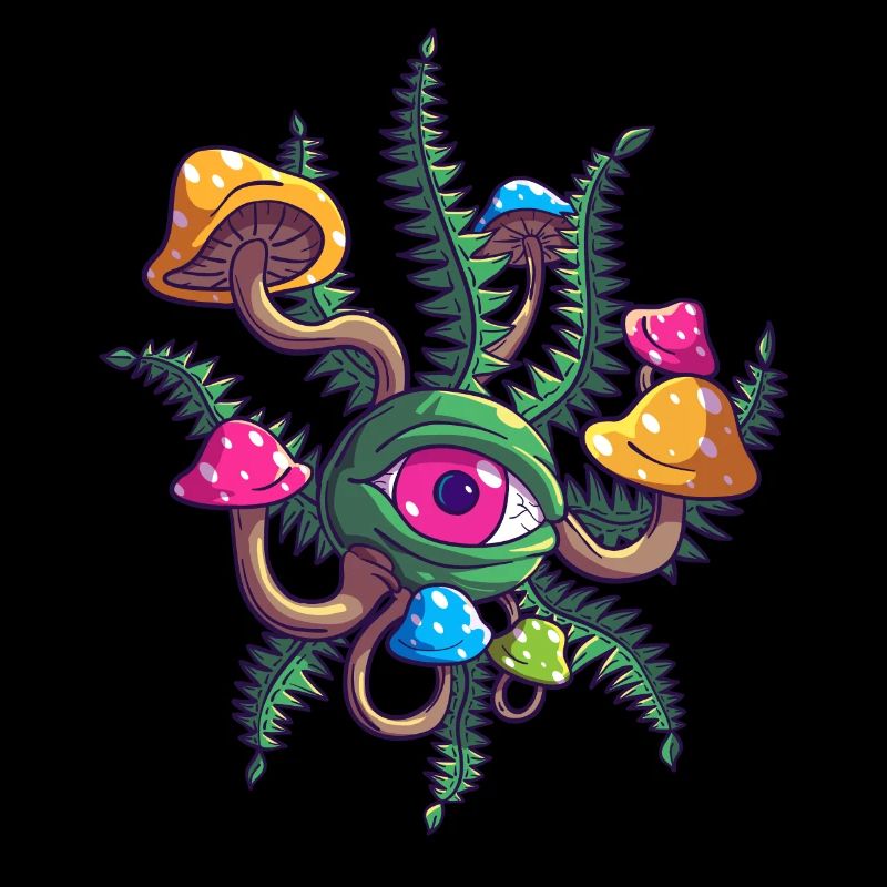 Magic Mushrooms Trippy Psychedelic Cannabis Unkraut A