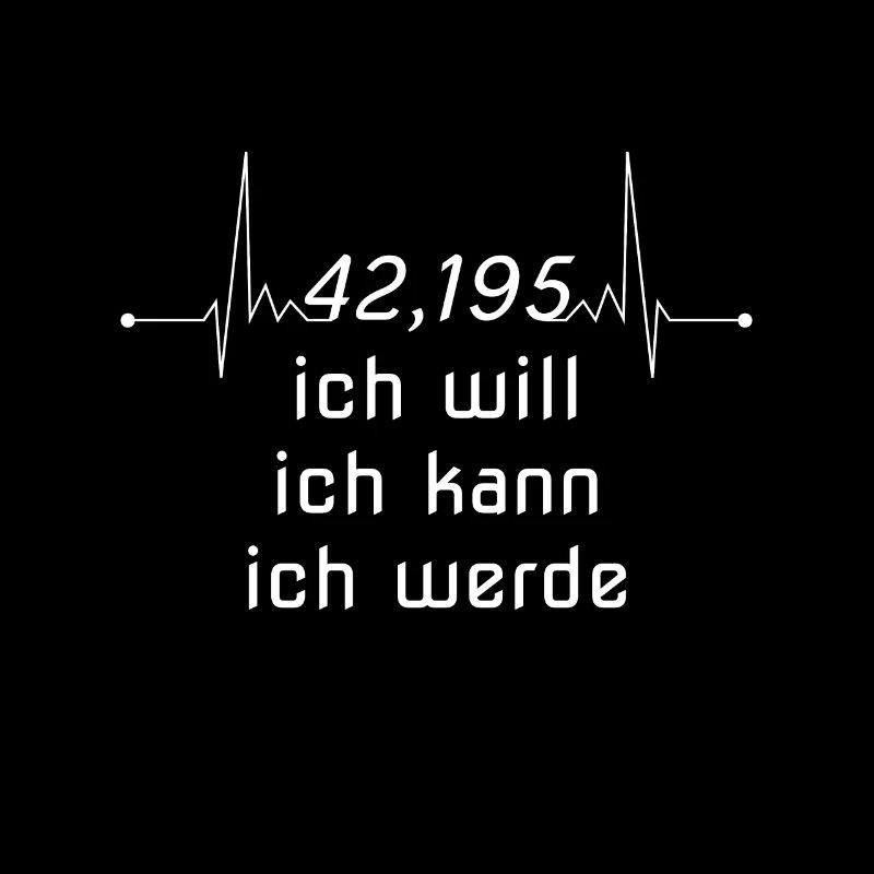 Marathon Herzschlag - ich will ich kann ich werde