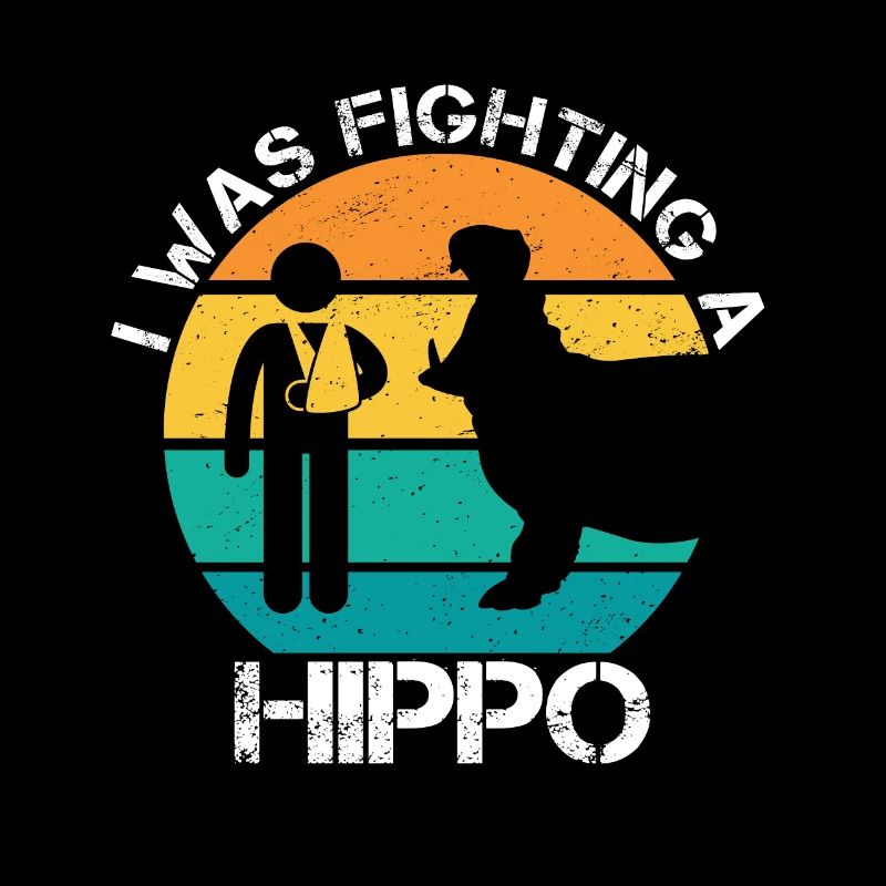 I Que Fighting A Hippo Bras Cassé Bras