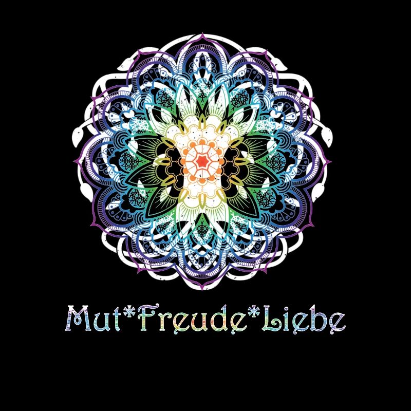 Mut Freude Liebe Blume Des Lebens Lebensblume
