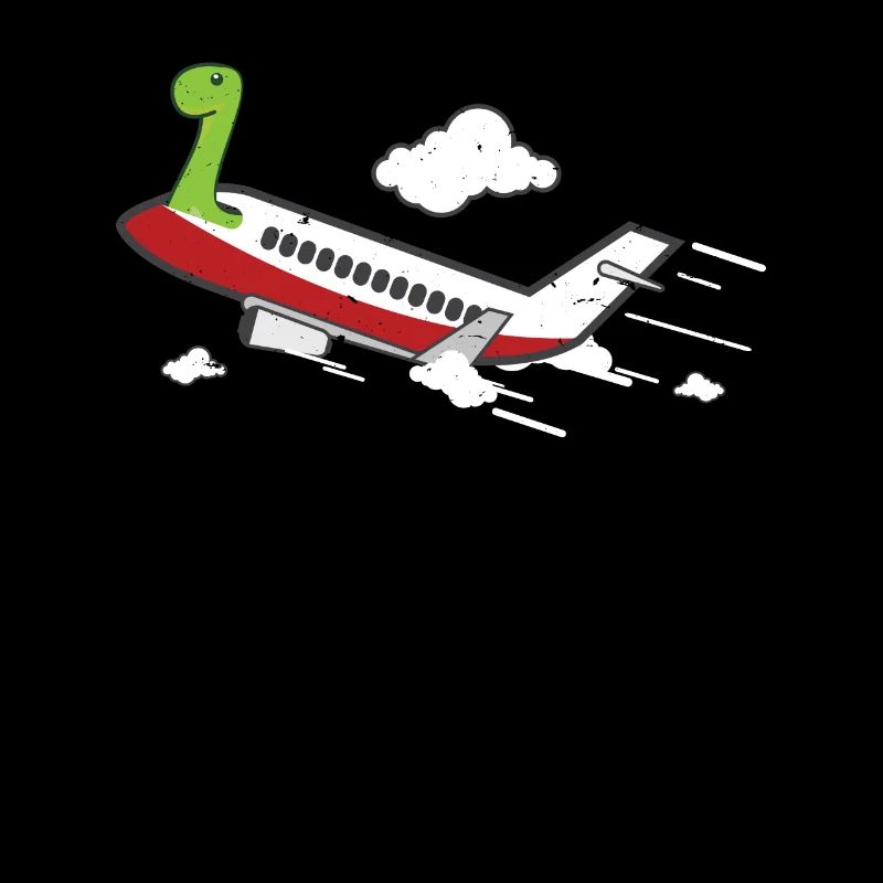 Airplane Pilot - Dinosaur On An Airplane