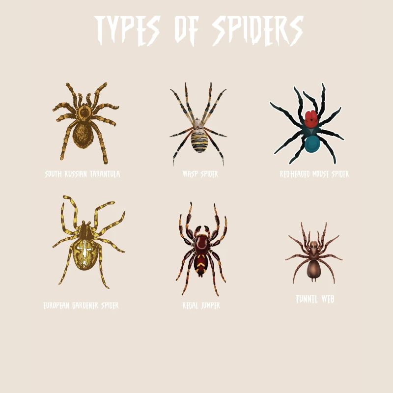 Espèces d’araignées, araignées