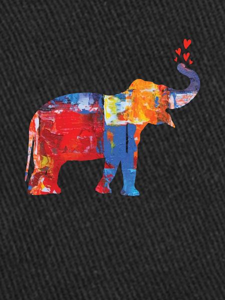 Éléphant Art comme toile
