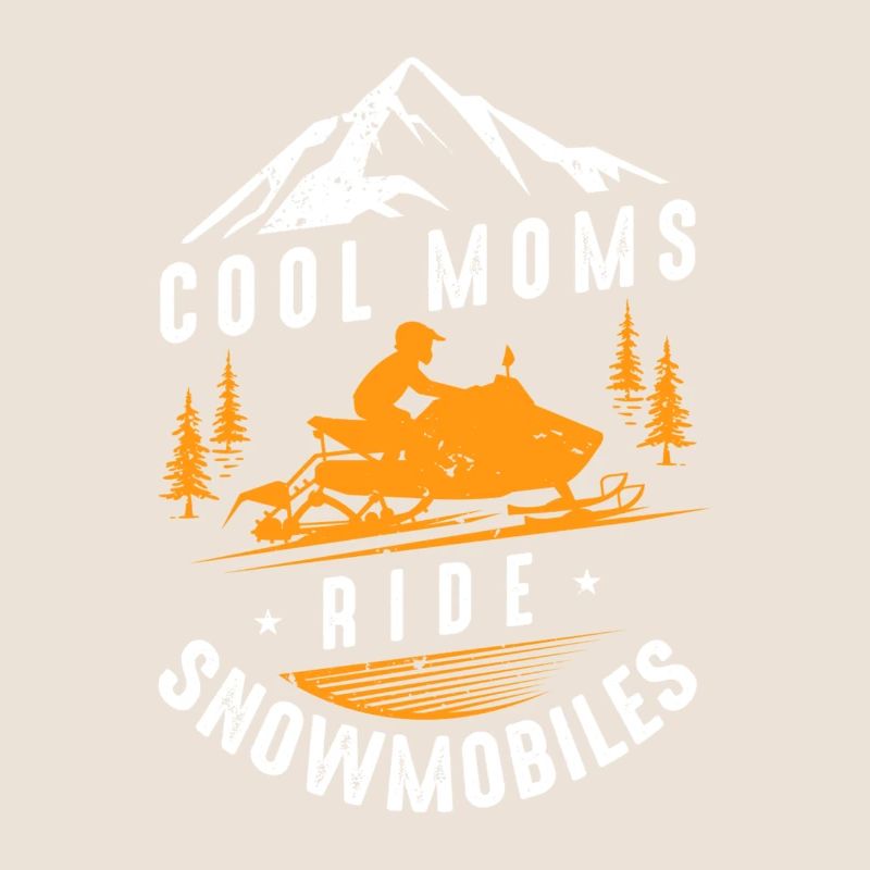 Muttertag Snowmobile Mom Mama Mutter