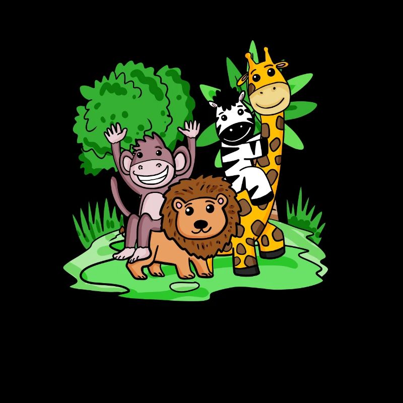 Jungle animaux Mignon