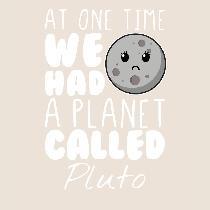 Pluto Planet Humorvoller Galaxy Witz