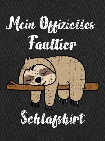 Faultier Schlafshirt