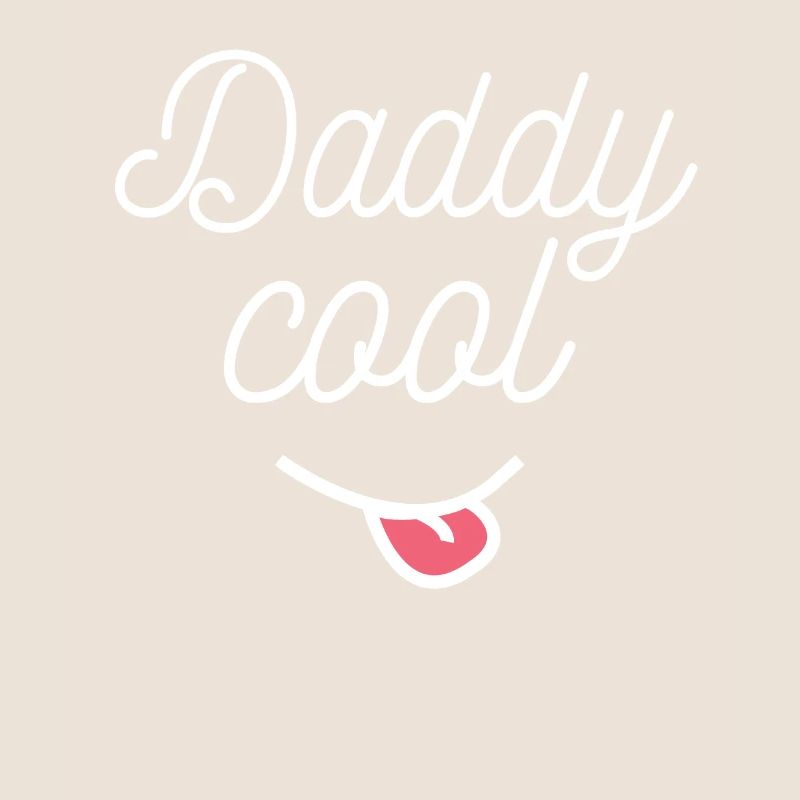 DADDY COOL ZIEHT DIE SPRACHE Geschenk-Idee Humor