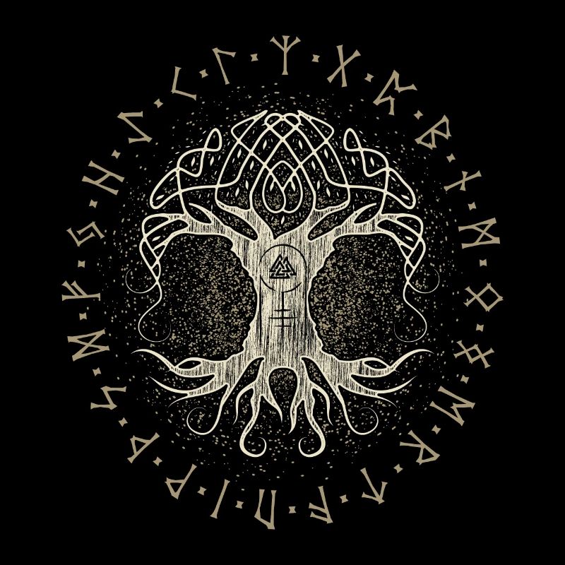 Ygdrassil World Tree Tree of Life Valknut