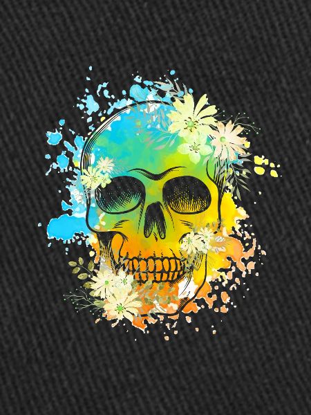 Skull Fleurs