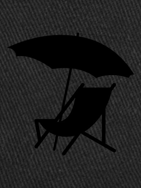 Chaise avec parasol
