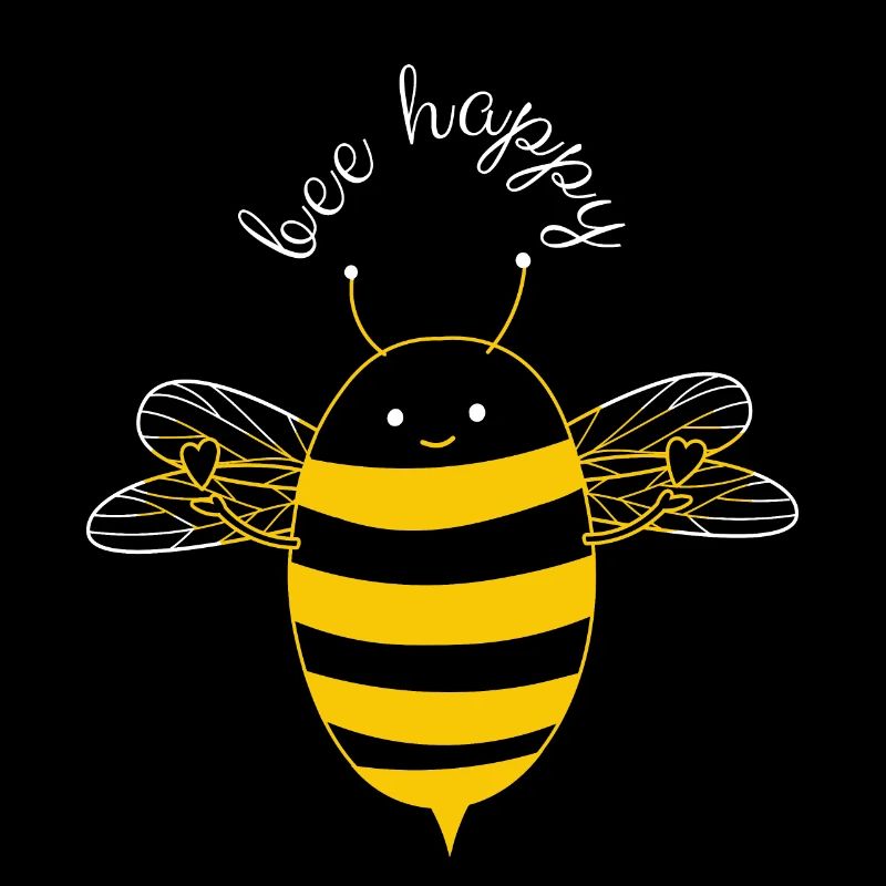 Abeille heureuse