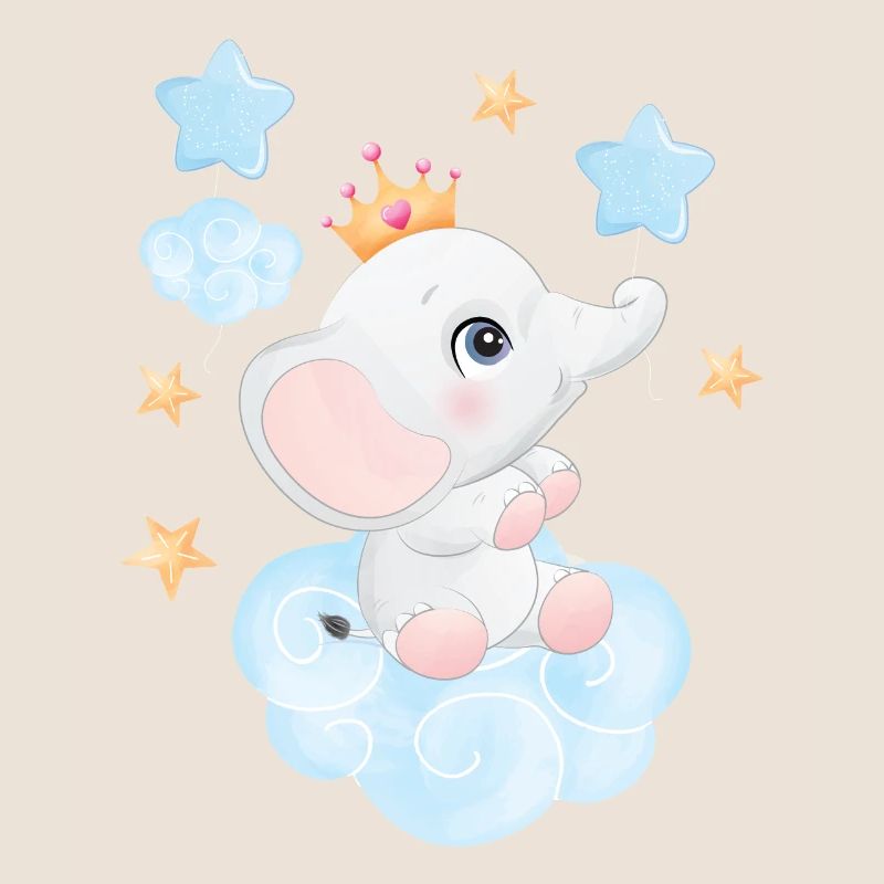 Doux bébé éléphant